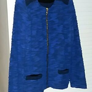 Jones New York Blue Signature Jacket
